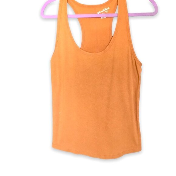 Universal Thread Racerback Tank Top Ribbed Women's Size XL in Orange 100% Cotton - Picture 1 of 4